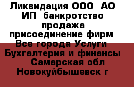 Ликвидация ООО, АО, ИП, банкротство, продажа, присоединение фирм - Все города Услуги » Бухгалтерия и финансы   . Самарская обл.,Новокуйбышевск г.